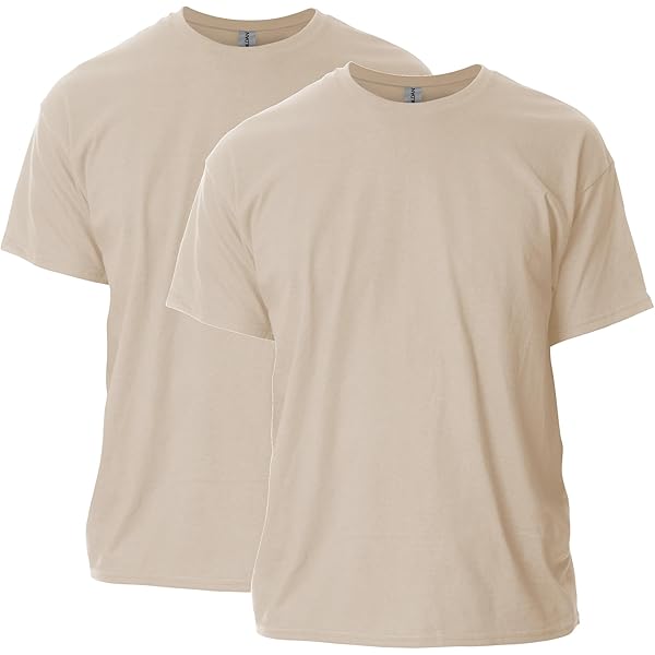 Gildan Men's G2000 Ultra Cotton Adult T-shirt, Sand, X-Large